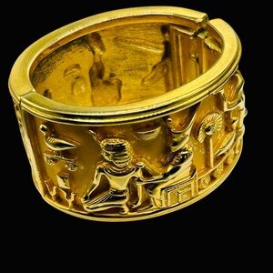 Elizabeth Taylor for Avon Egyptian Cuff Bracelet Original Box